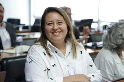 Samira de Castro Cunha, presidente da Federação Nacional dos Jornalistas (Fenaj).